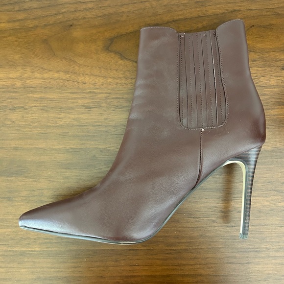 SAKS FIFTH AVENUE Leather Ankle Boots - Picture 2 of 5